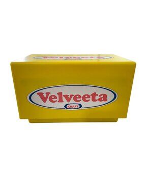 Vintage Velveeta Recipe Card Box Appetizers Soups Salads Kitchen Collectible NEW